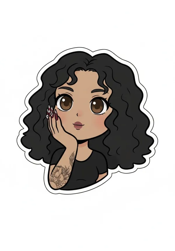 Ilustración de la técnica de Nails & Lashes Zafira, imagen de la marca